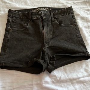 American eagle super high rise super stretch shorts